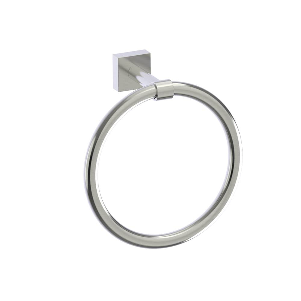 Kartners - MADRID - Round Towel Ring-Brushed Nickel - Brushed Nickel