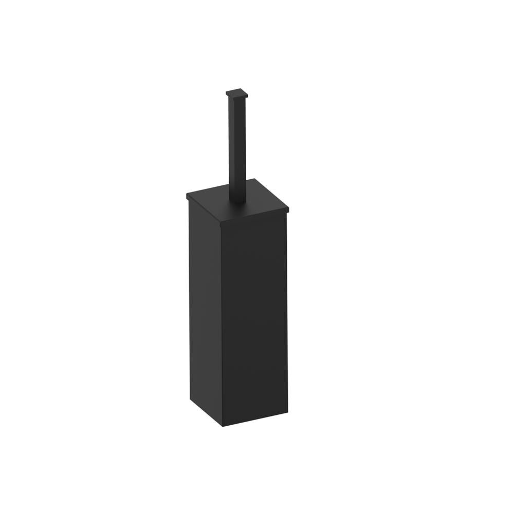 Kartners - MADRID - Toilet Brush Set (Wall Mounted)-Matte Black - Matte Black