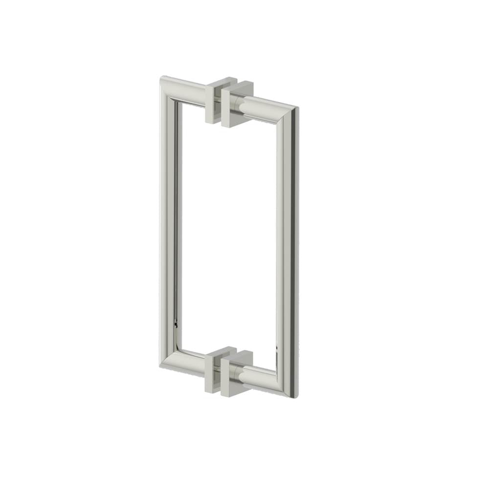Kartners - MADRID - 12-inch Double Shower Door Handle-Polished Nickel - Polished Nickel