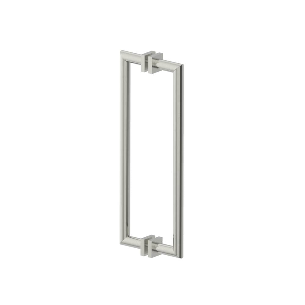 Kartners - MADRID - 18-inch Double Shower Door Handle-Brushed Nickel - Brushed Nickel