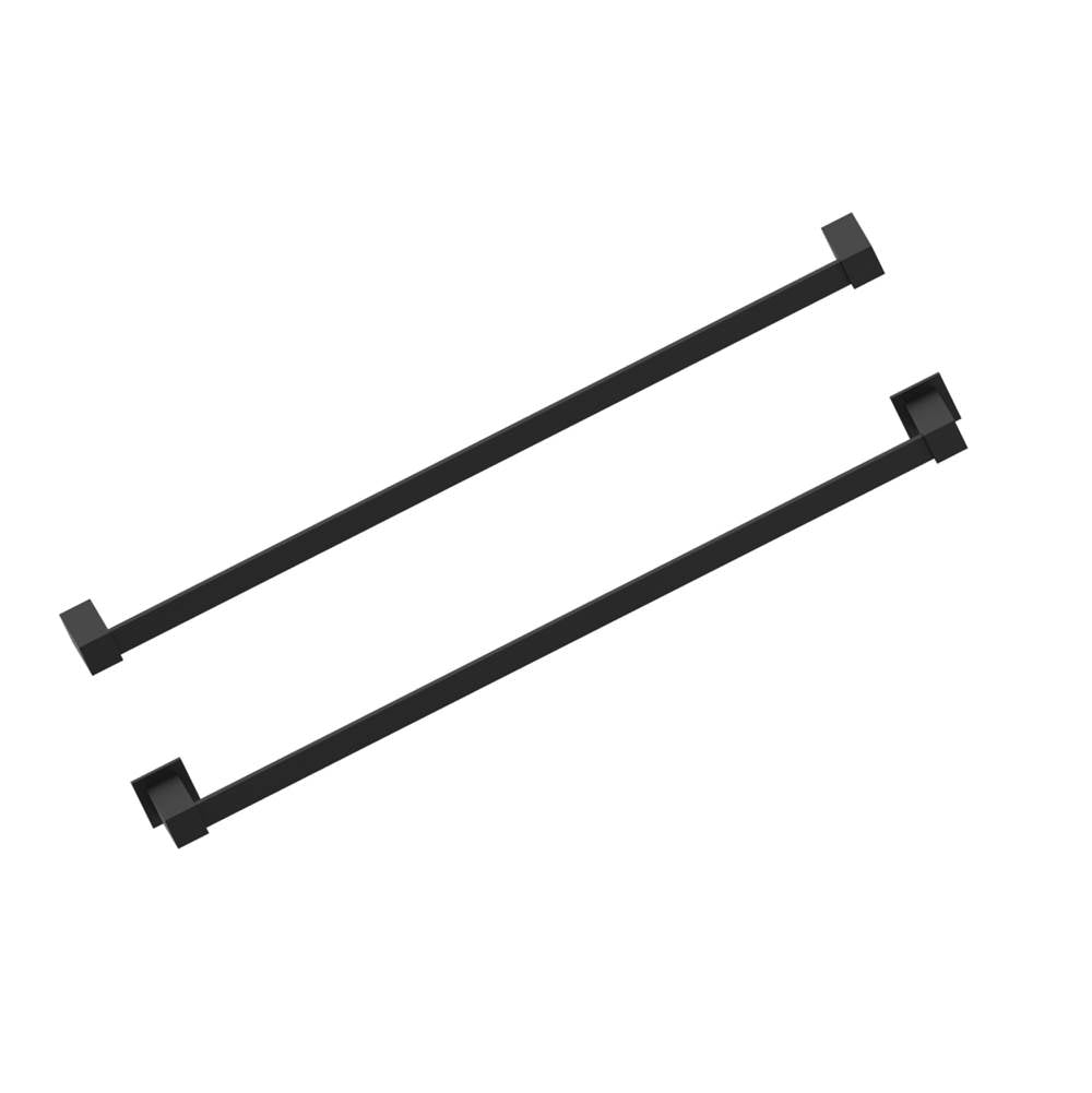 Kartners - LISBON - 24-inch Bathroom Towel Bar-Matte Black - Matte Black