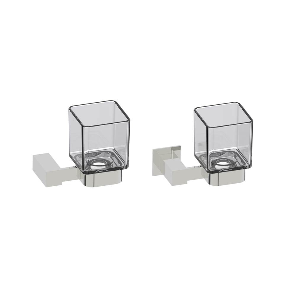 Kartners - LISBON - Tumbler Holder-Polished Nickel - Polished Nickel