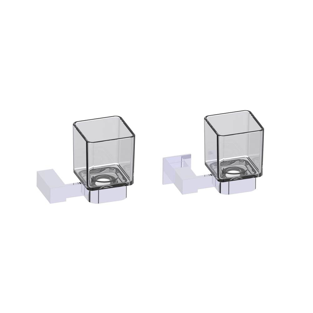 Kartners - LISBON - Tumbler Holder-Polished Chrome - Polished Chrome