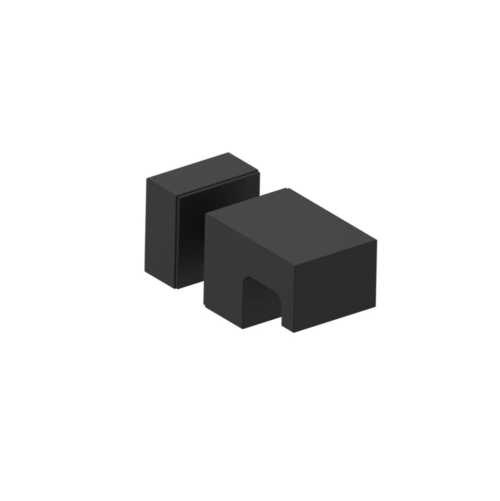 Kartners - LISBON - Single Shower Door Handle-Matte Black - Matte Black