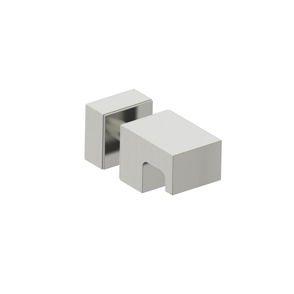 Kartners - LISBON - Single Shower Door Handle-Brushed Nickel - Brushed Nickel