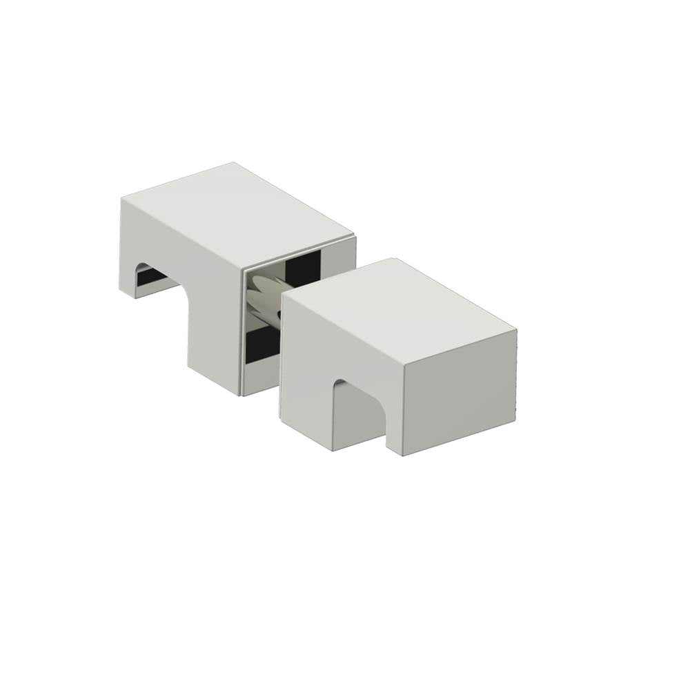 Kartners - LISBON - Double Shower Door Handle-Polished Nickel - Polished Nickel