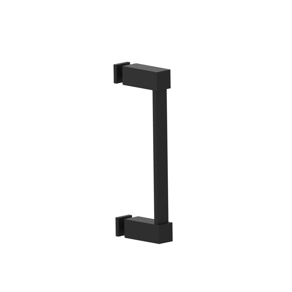 Kartners - LISBON - 8-inch Single Shower Door Handle-Matte Black - Matte Black