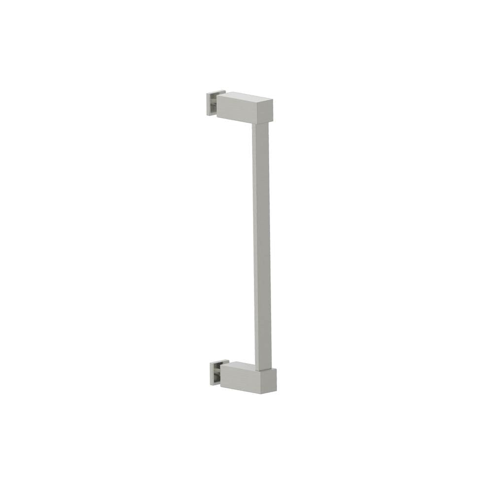 Kartners - LISBON - 12-inch Single Shower Door Handle-Brushed Nickel - Brushed Nickel