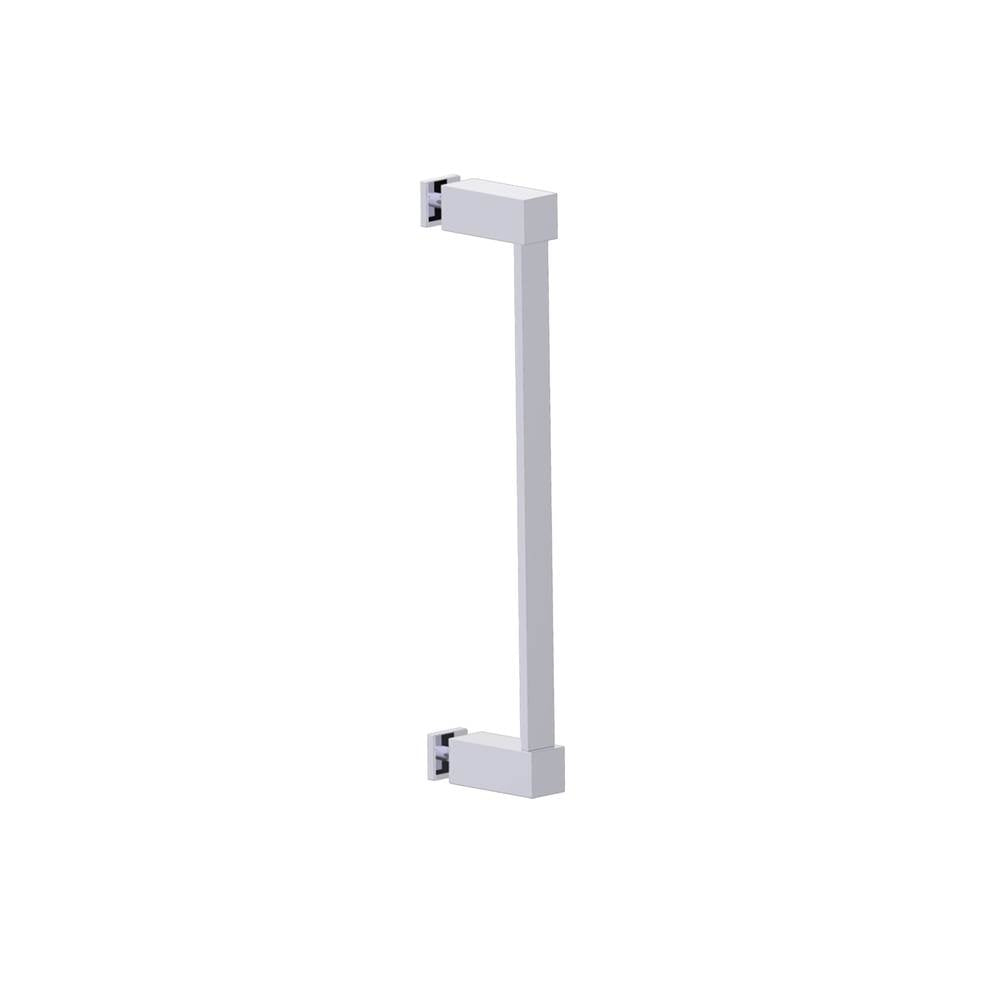 Kartners - LISBON - 12-inch Single Shower Door Handle-Polished Chrome - Polished Chrome