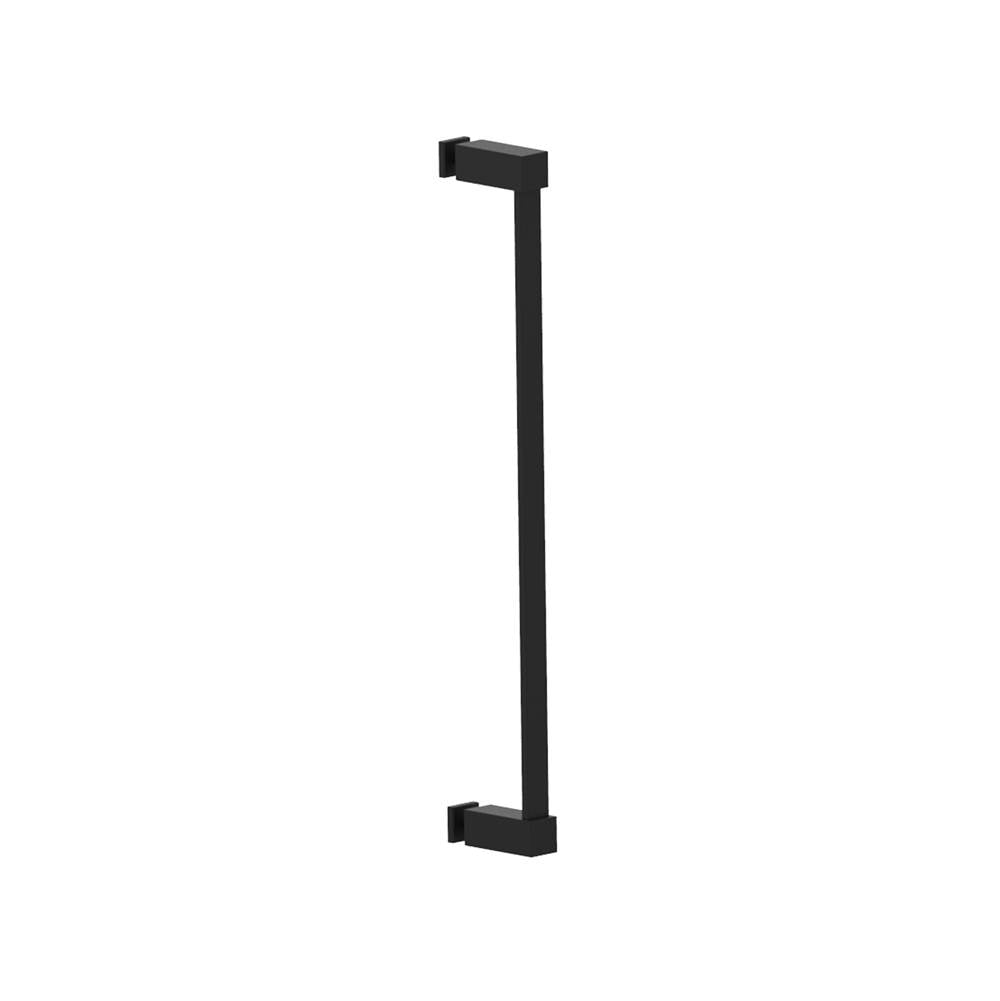 Kartners - LISBON - 18-inch Single Shower Door Handle-Matte Black - Matte Black