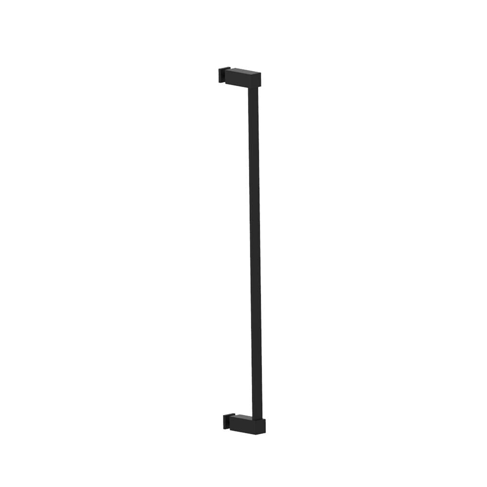 Kartners - LISBON - 24-inch Single Shower Door Handle-Matte Black - Matte Black