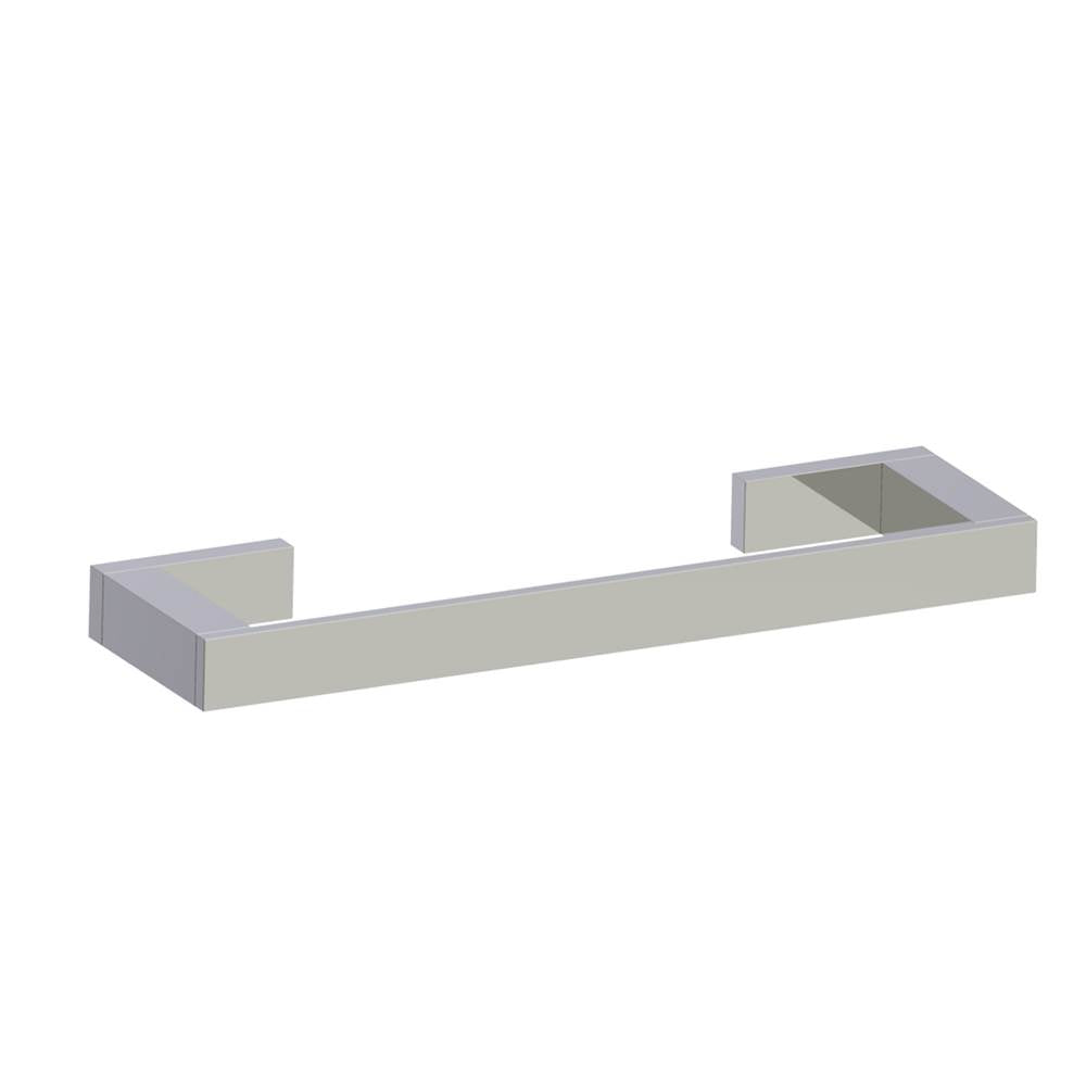 Kartners - MUNICH - 12-inch Bathroom Towel Bar-Polished Nickel - Polished Nickel