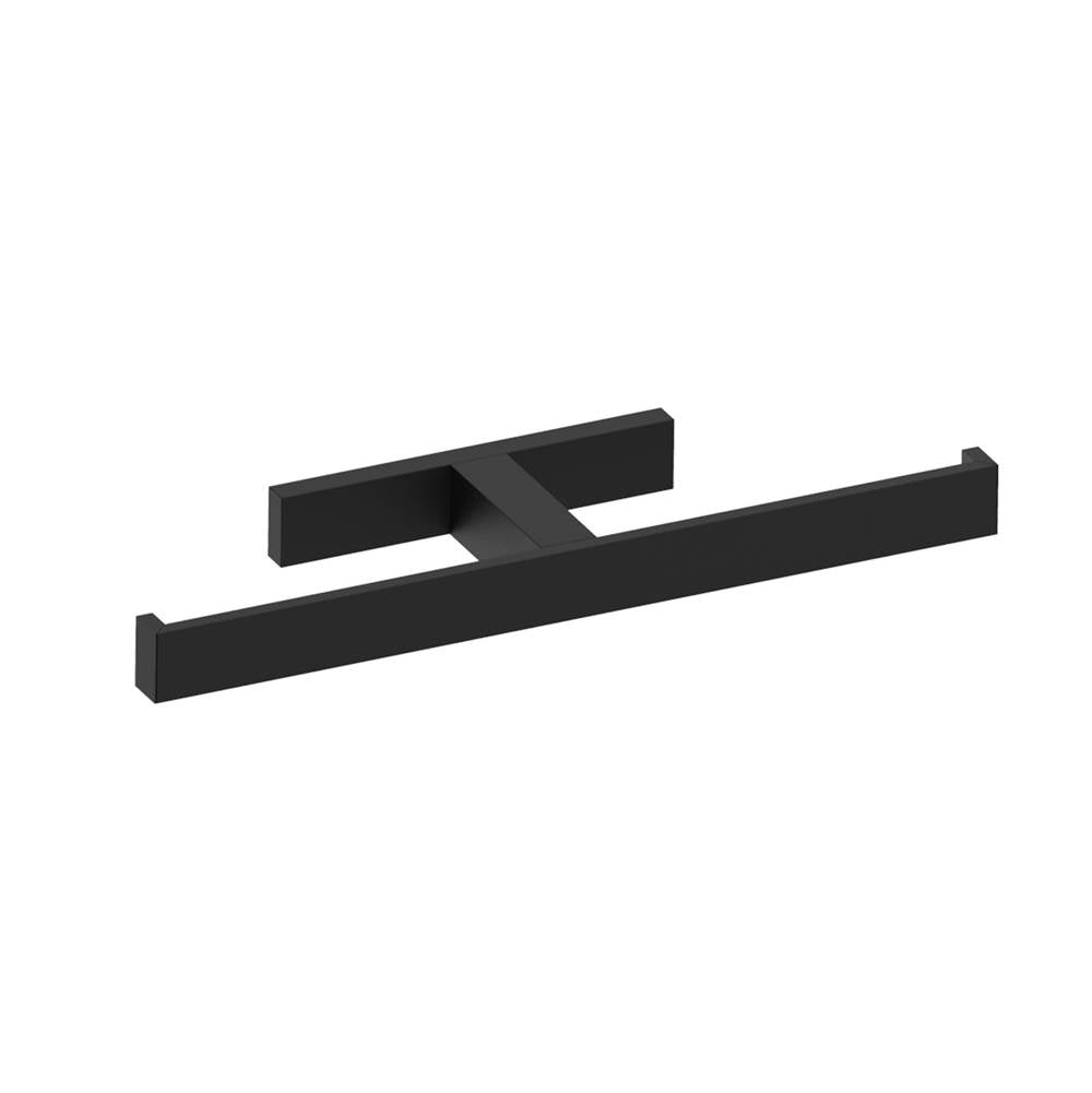 Kartners - MUNICH - Double Toilet Paper Holder-Matte Black - Matte Black