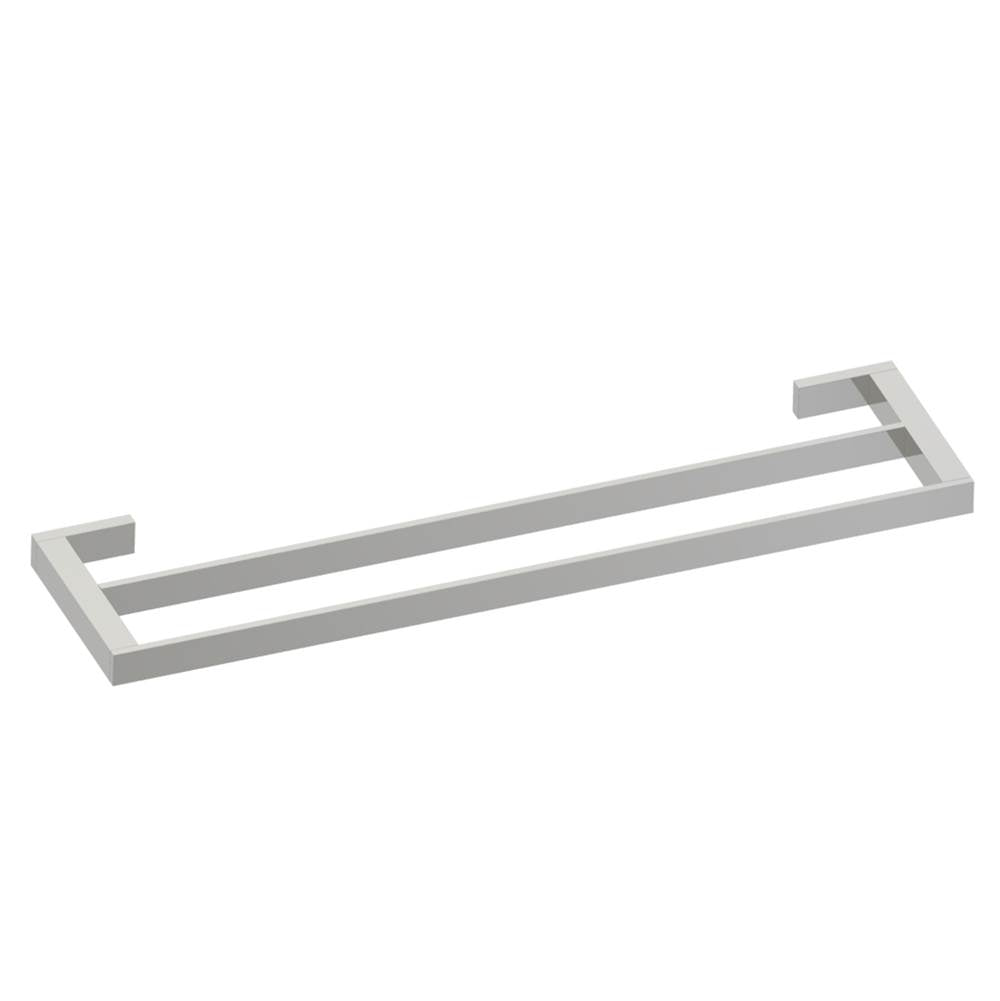 Kartners - MUNICH - 24-inch Double Bathroom Towel Bar-Polished Nickel - Polished Nickel