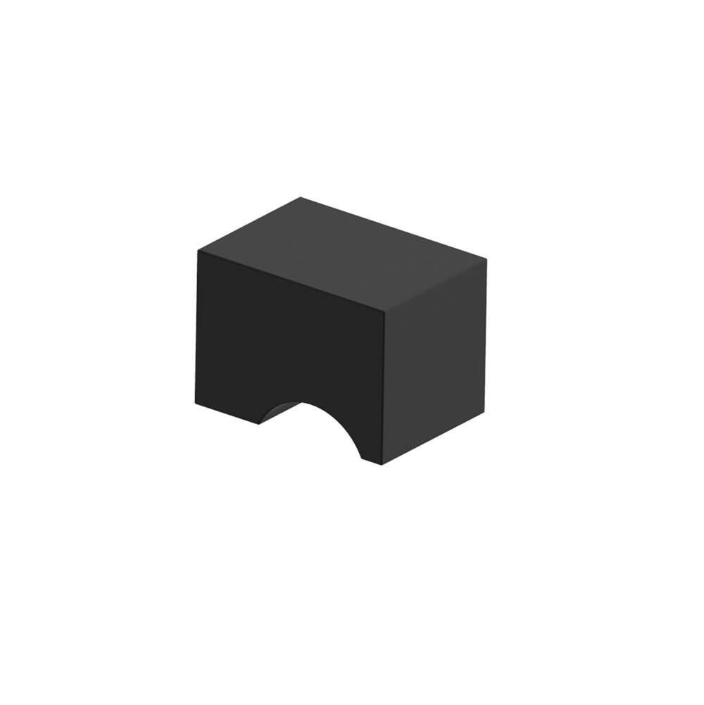 Kartners - MUNICH -Single Shower Door Handle (Knob Only)-Matte Black - Matte Black