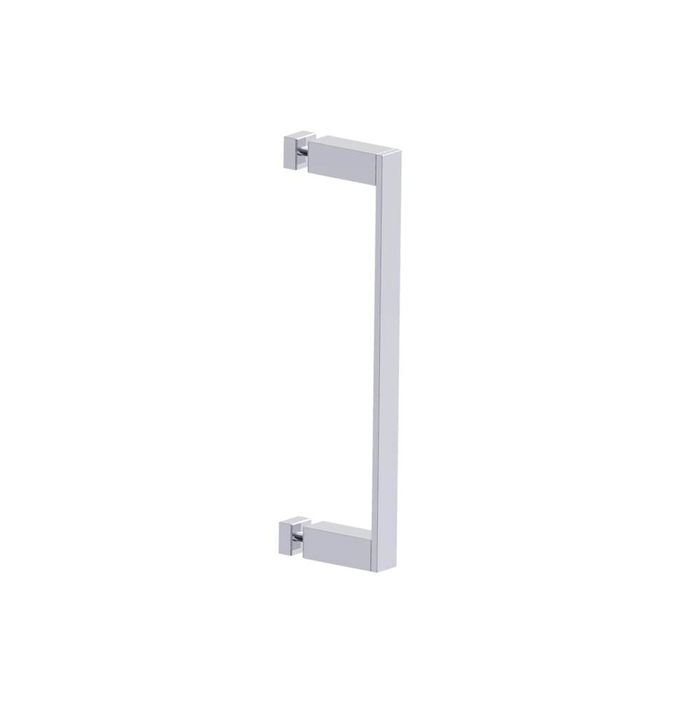 Kartners - MUNICH - 12-inch Single Shower Door Handle-Polished Chrome - Polished Chrome