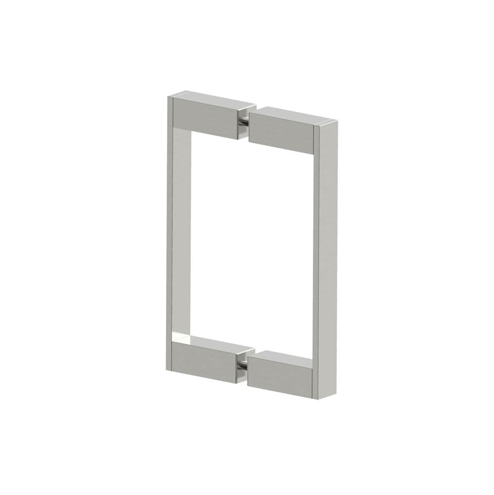 Kartners - MUNICH - 8-inch Double Shower Door Handle-Brushed Nickel - Brushed Nickel