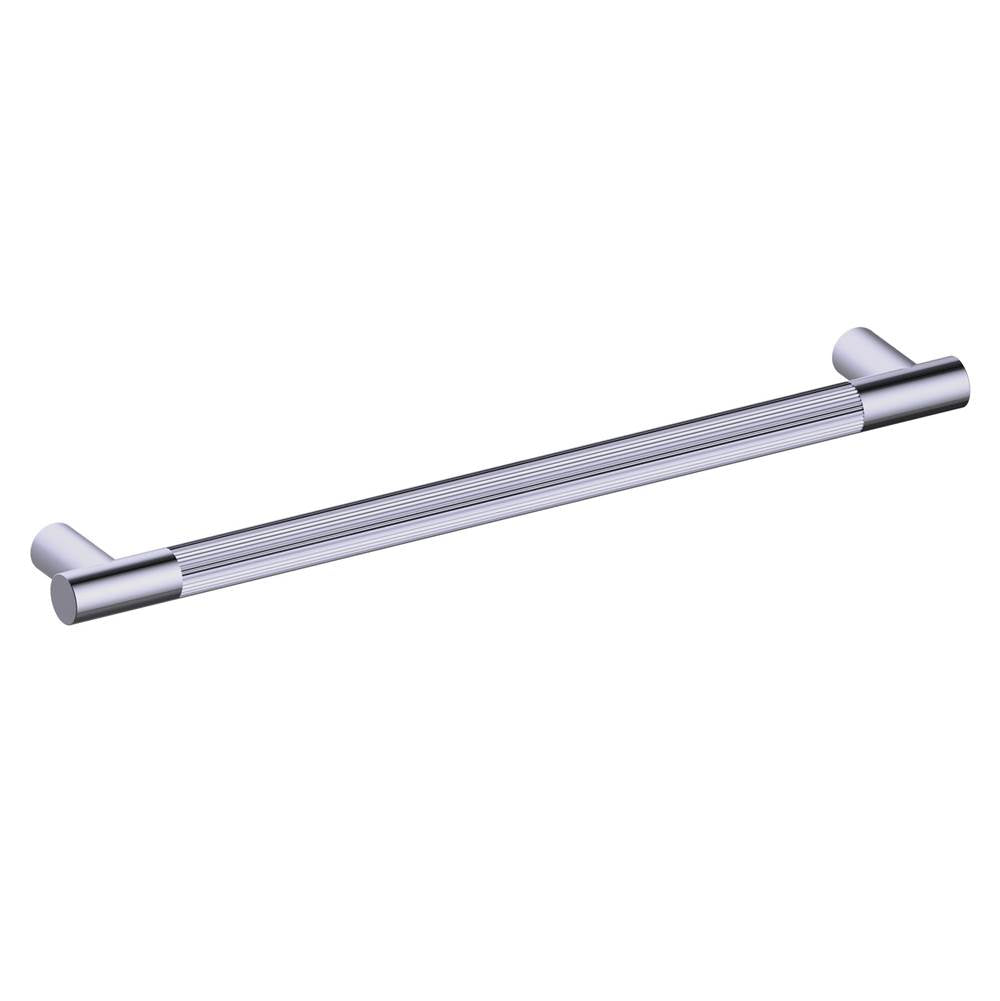 Kartners - Straight Knurled - 30-inch Appliance Pull-Brushed Nickel - Brushed Nickel