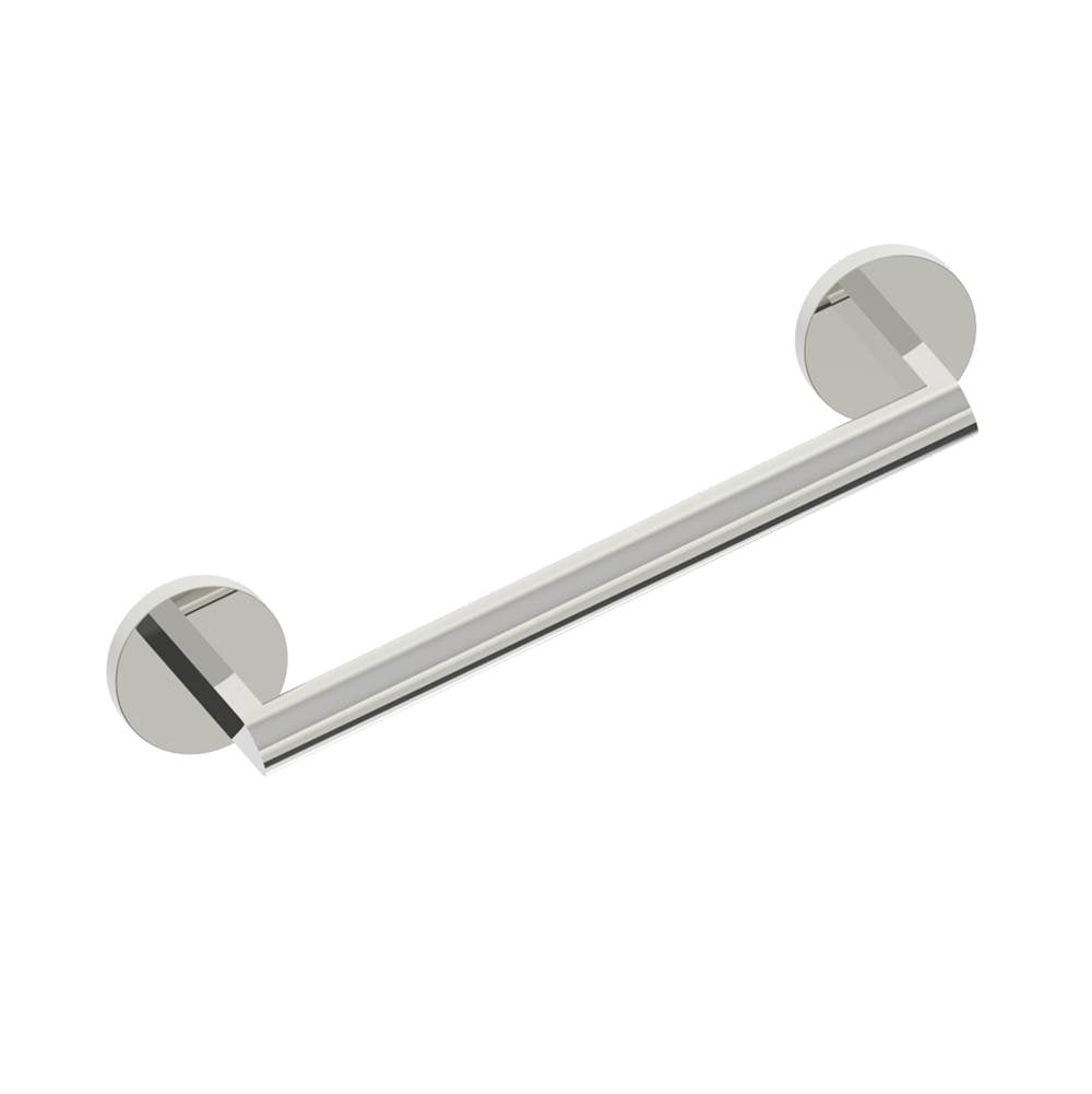 Kartners - FRANKFURT - 9-inch Bathroom Towel Bar -Polished Nickel - Polished Nickel