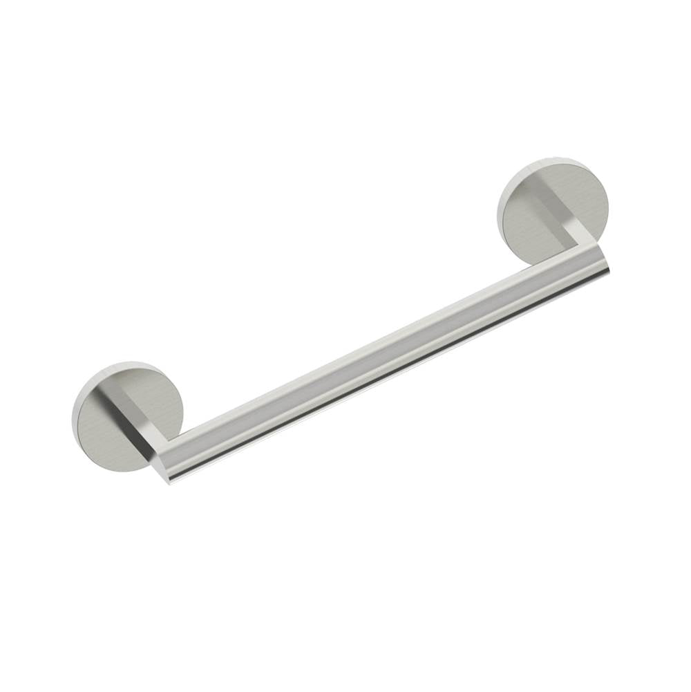 Kartners - FRANKFURT - 9-inch Bathroom Towel Bar -Brushed Nickel - Brushed Nickel