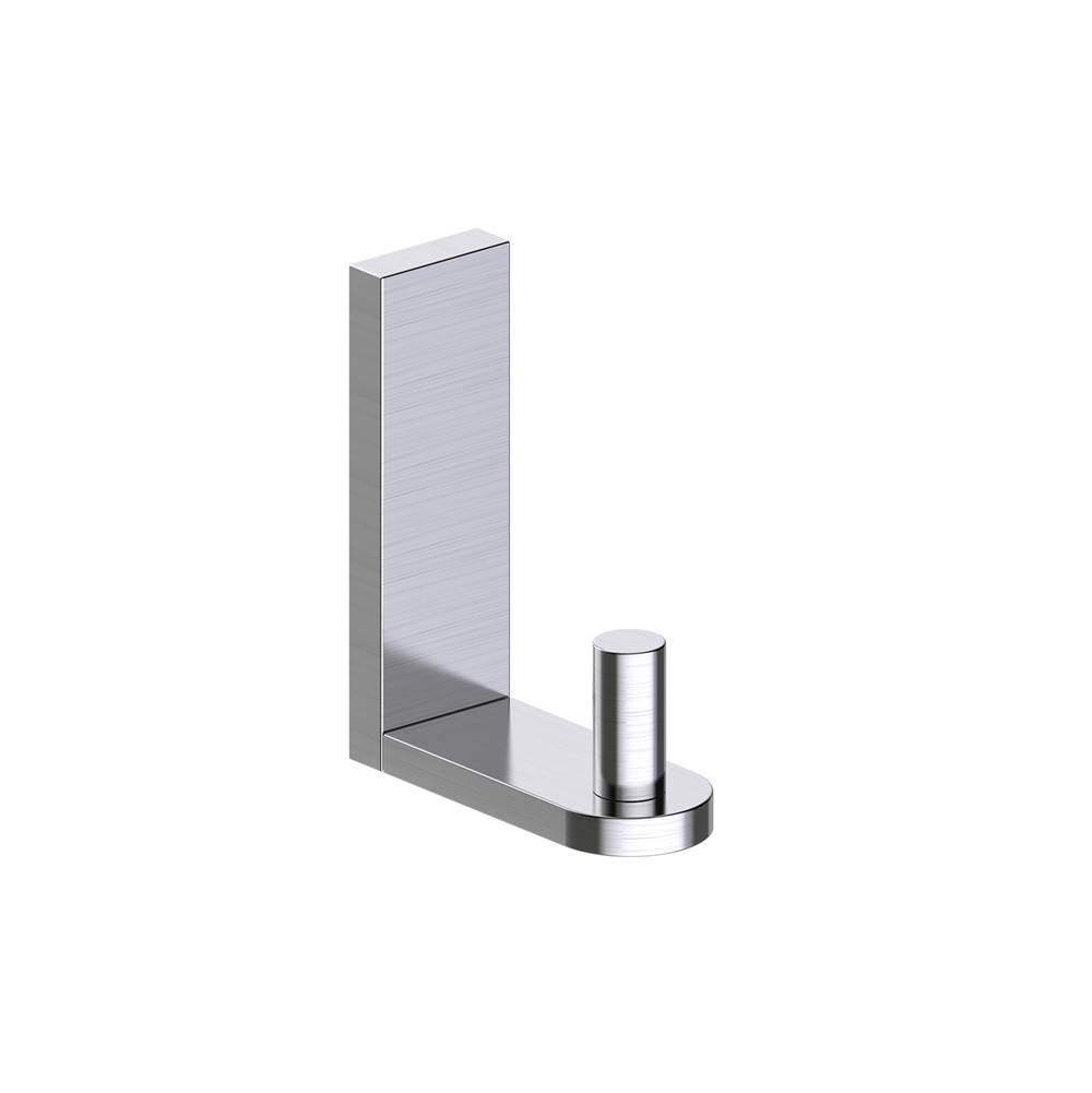 Kartners - FRANKFURT - Large Coat Hook-Brushed Nickel - Brushed Nickel