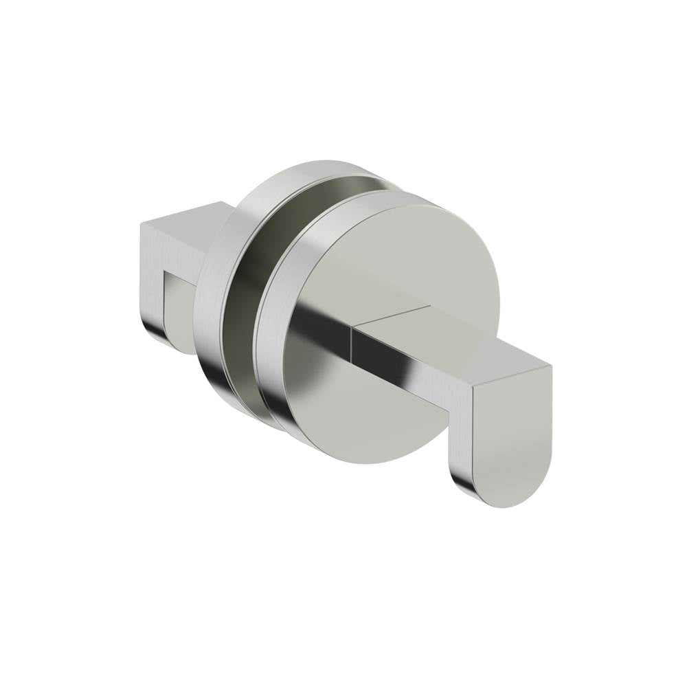 Kartners - FRANKFURT - Double Shower Door Handle-Brushed Nickel - Brushed Nickel