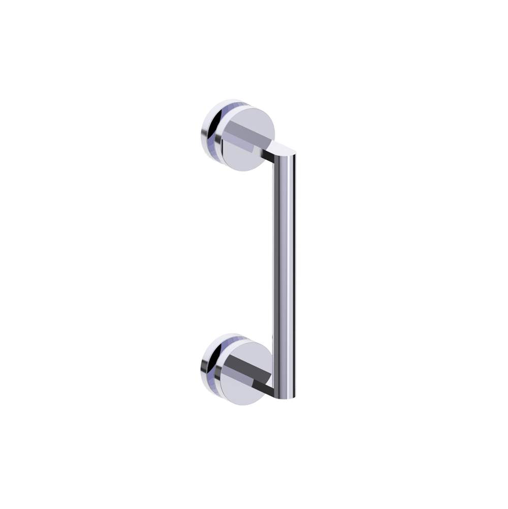 Kartners - FRANKFURT - 8-inch Single Shower Door Handle-Polished Chrome - Polished Chrome
