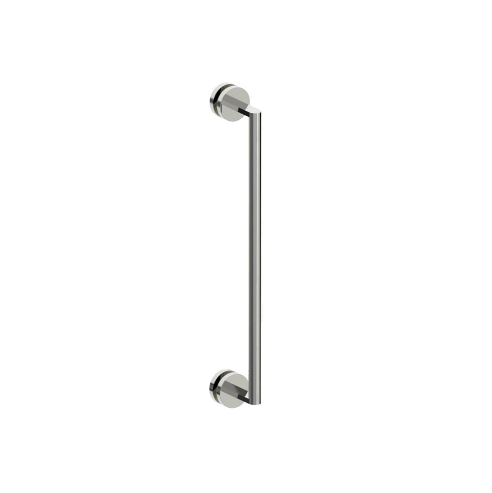 Kartners - FRANKFURT - 18-inch Single Shower Door Handle-Polished Nickel - Polished Nickel