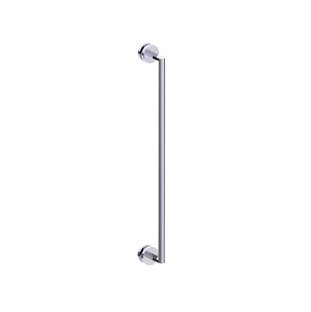 Kartners - FRANKFURT - 24 inch Single Shower Door Handle-Polished Chrome - Polished Chrome