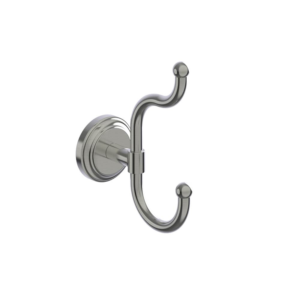 Kartners - FLORENCE - Small Coat Hook-Brushed Nickel - Brushed Nickel