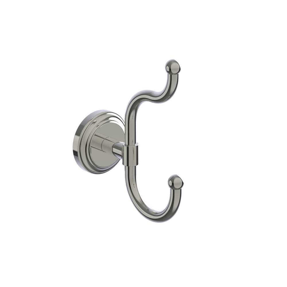 Kartners - FLORENCE - Large Coat Hook -Polished Nickel - Polished Nickel