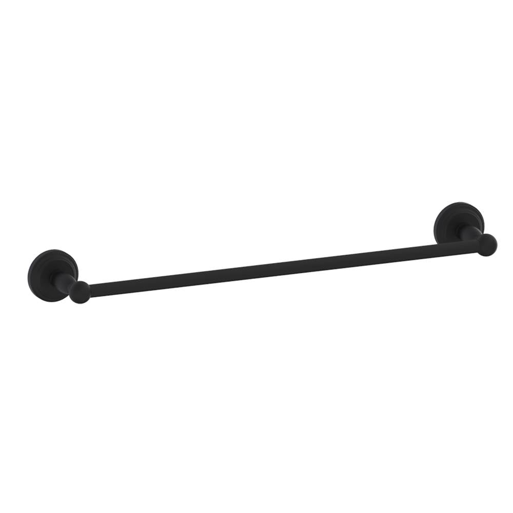 Kartners - FLORENCE - 18-inch Bathroom Towel Bar-Matte Black - Matte Black