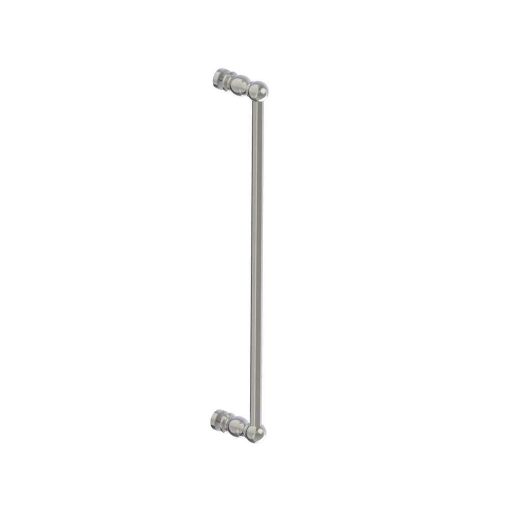Kartners - FLORENCE - 24-inch Single Shower Door Handle-Brushed Nickel - Brushed Nickel