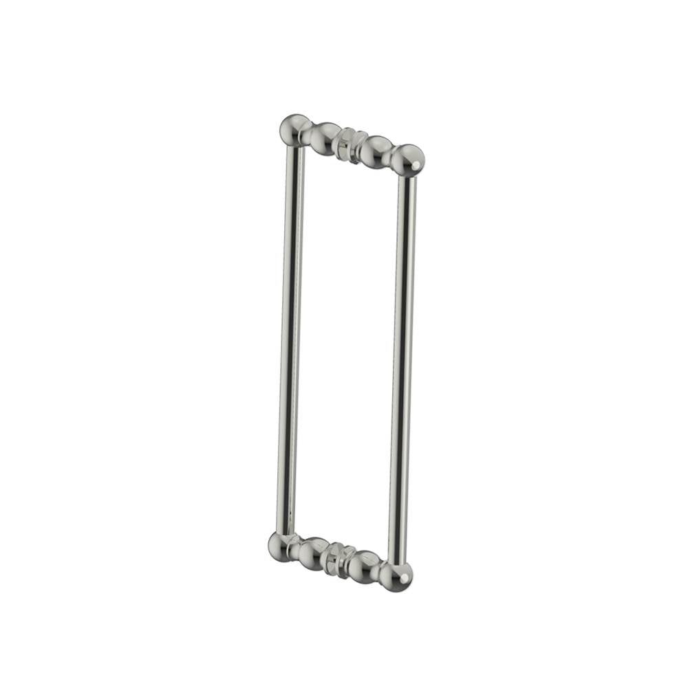 Kartners - FLORENCE - 18-inch Double Shower Door Handle-Polished Nickel - Polished Nickel