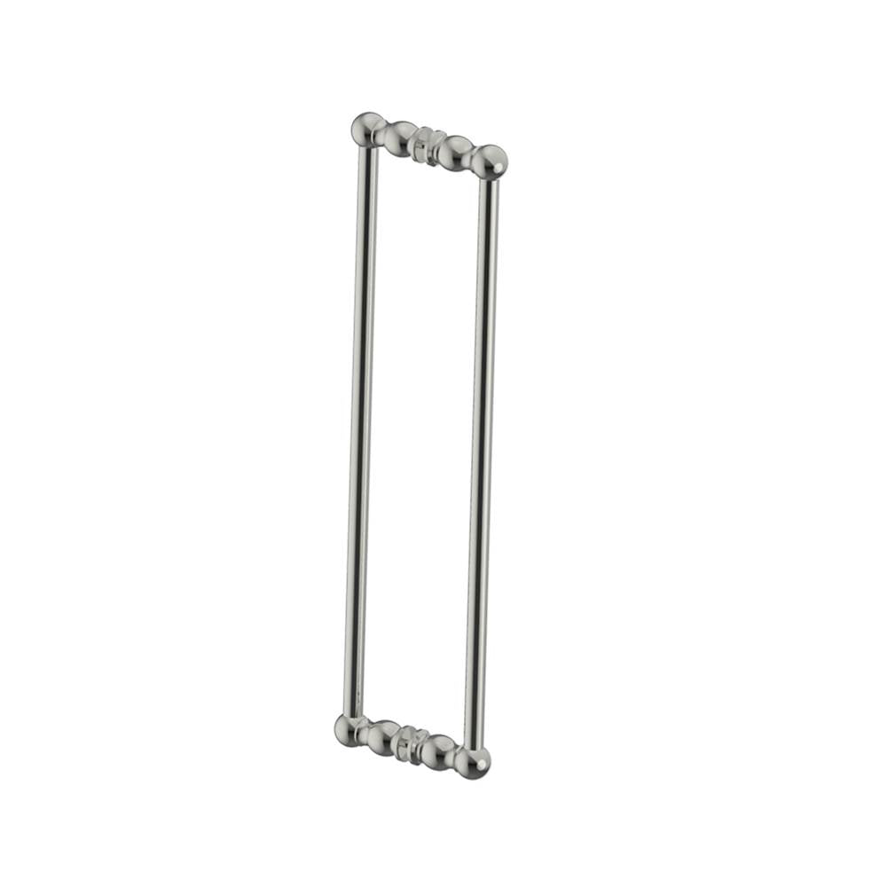Kartners - FLORENCE - 24-inch Double Shower Door Handle-Polished Nickel - Polished Nickel