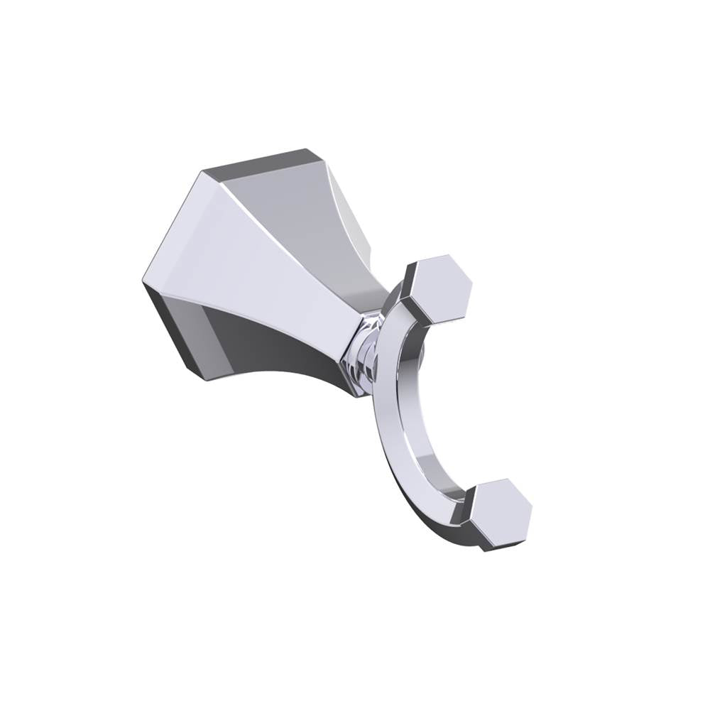 Kartners - PISA - Coat Hook-Polished Chrome - Polished Chrome