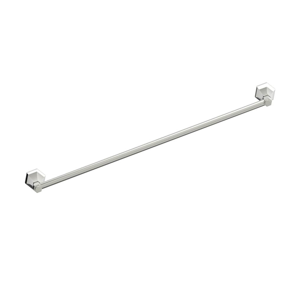 Kartners - PISA - 24-inch Bathroom Towel Bar-Polished Nickel - Polished Nickel