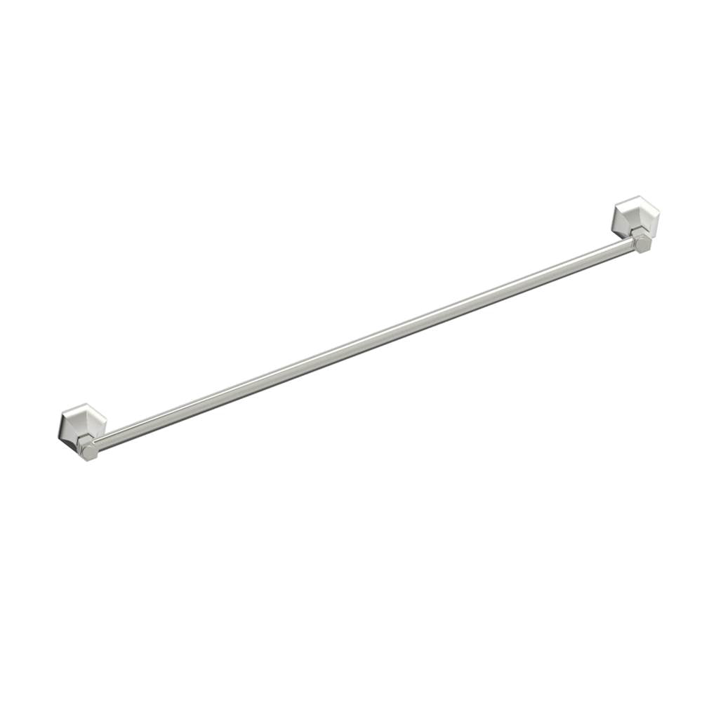 Kartners - PISA - 24-inch Bathroom Towel Bar-Brushed Nickel - Brushed Nickel