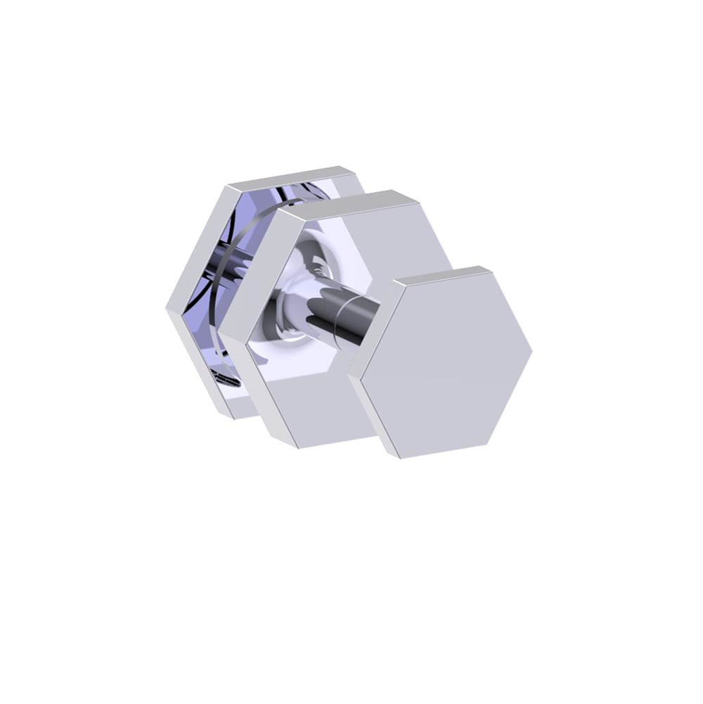 Kartners - PISA - Single Shower Door Knob-Polished Chrome - Polished Chrome