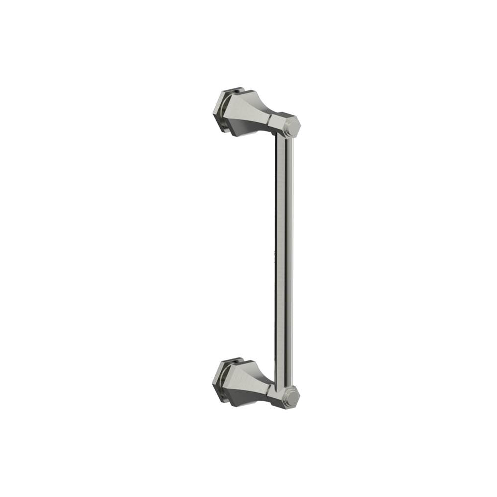 Kartners - PISA - 12-inch Shower Door Handle-Brushed Nickel - Brushed Nickel