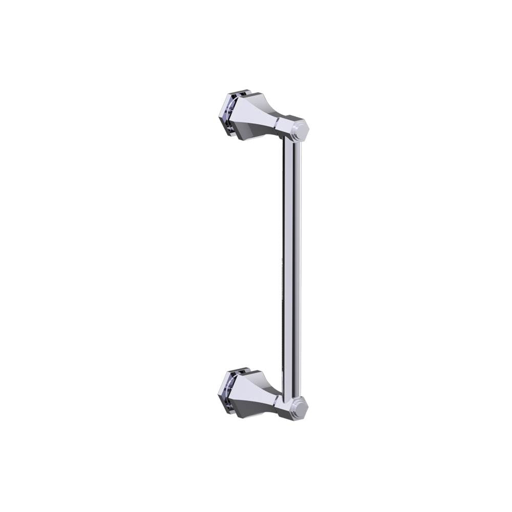 Kartners - PISA - 12-inch Shower Door Handle-Polished Chrome - Polished Chrome