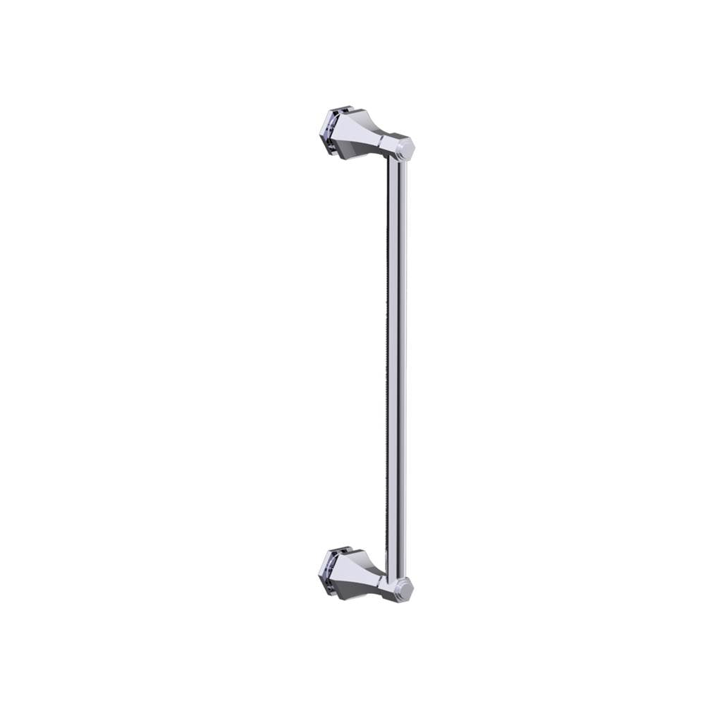 Kartners - PISA - 18-inch Shower Door Handle-Polished Chrome - Polished Chrome
