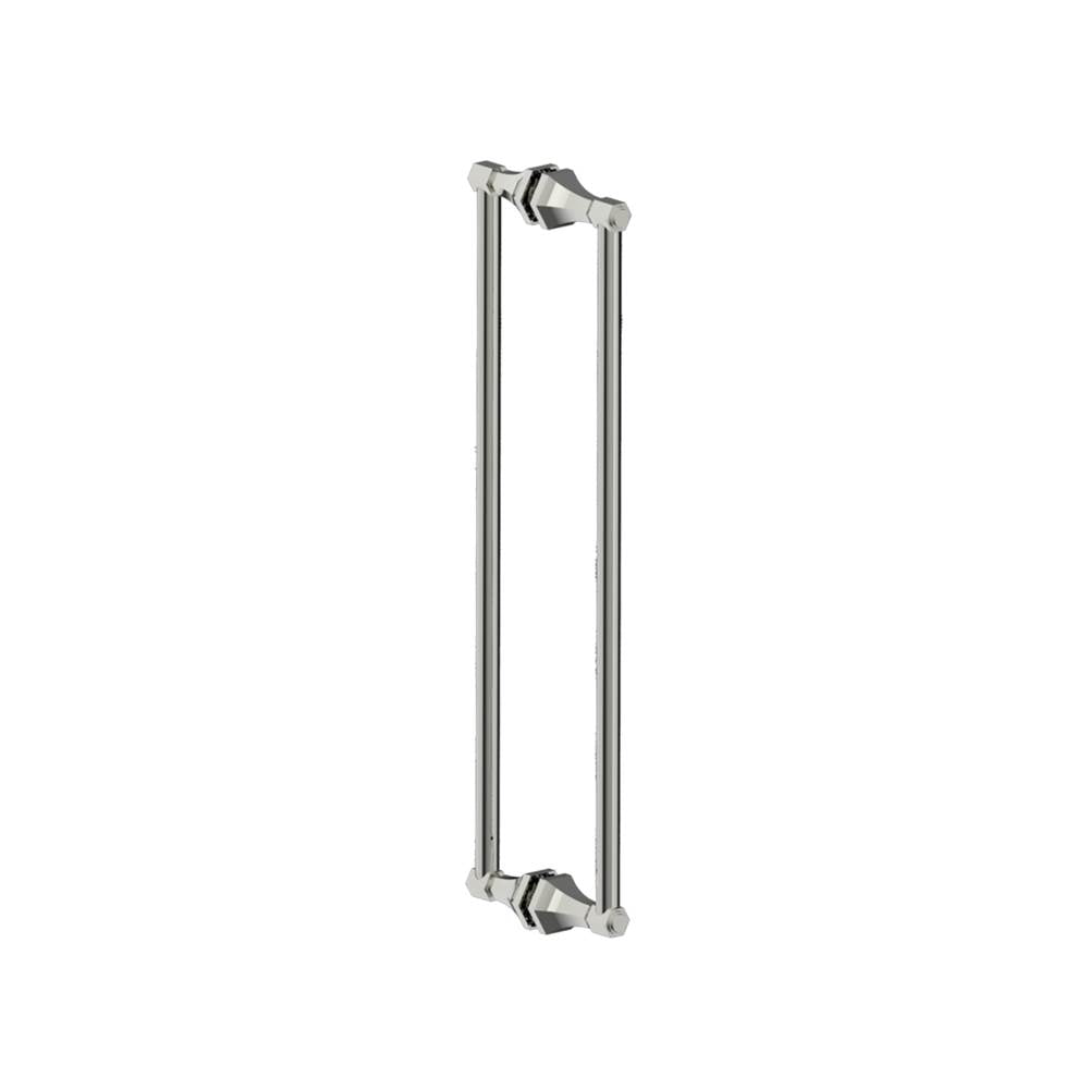 Kartners - PISA - 24-inch Double Shower Door Handle-Polished Nickel - Polished Nickel