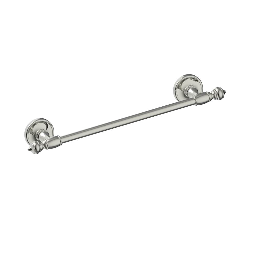 Kartners - LYON - 12-inch Bathroom Towel Bar-Polished Nickel - Polished Nickel