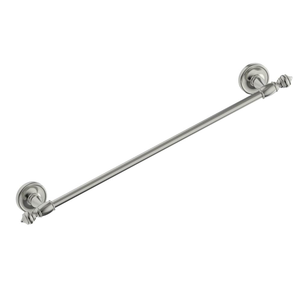 Kartners - LYON - 18-inch Bathroom Towel Bar-Brushed Nickel - Brushed Nickel