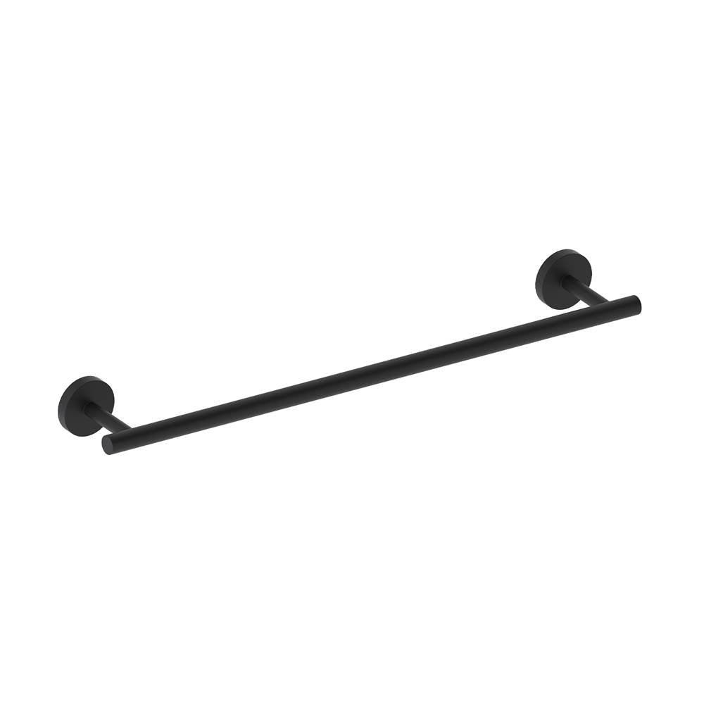 Kartners - BUILDERS - 18-inch Bathroom Towel Bar-Matte Black - Matte Black