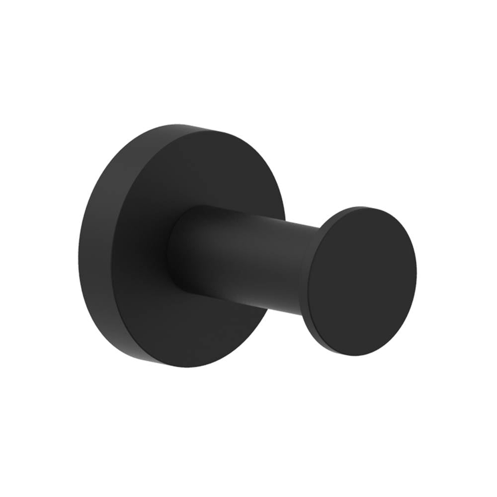 Kartners - CIRCO - Robe Hook-Matte Black - Matte Black