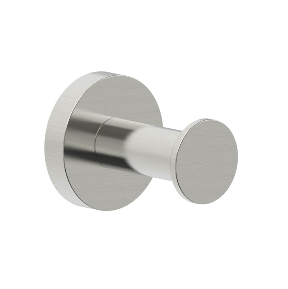 Kartners - CIRCO - Robe Hook-Brushed Nickel - Brushed Nickel