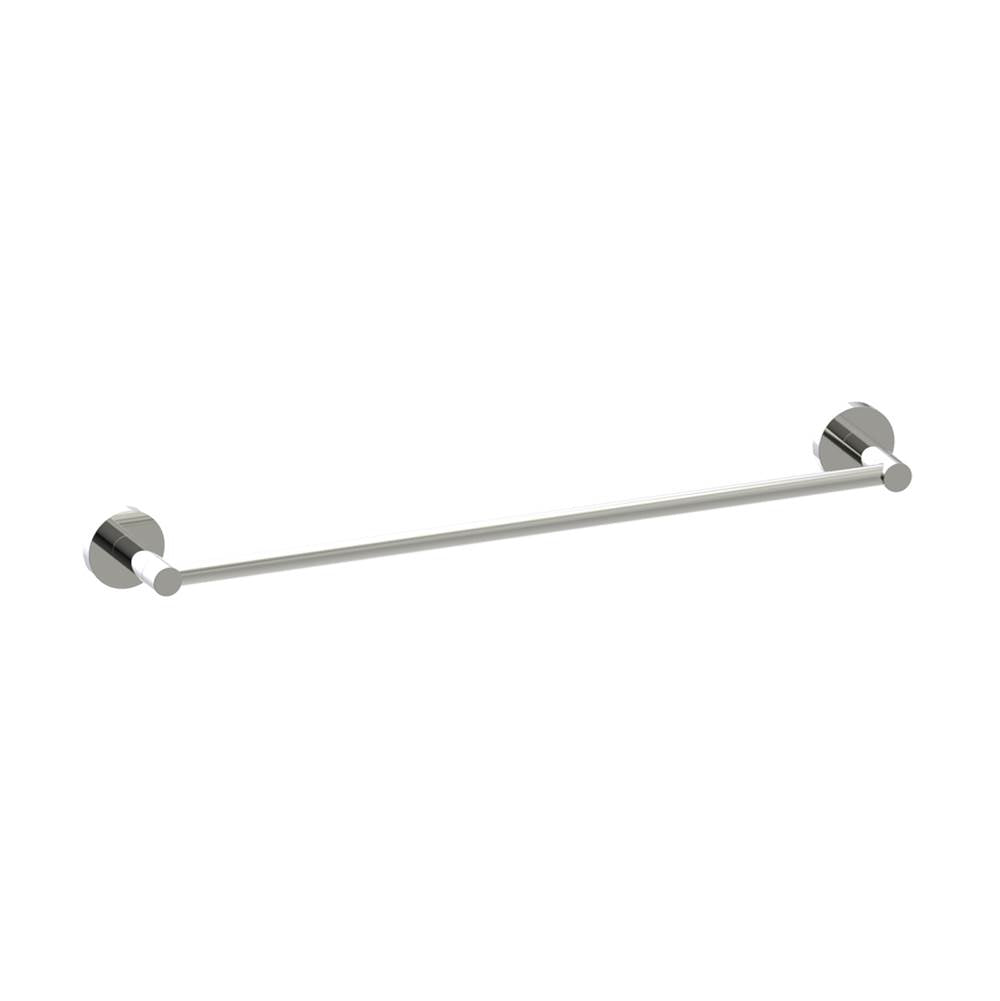 Kartners - CIRCO - 18-inch Bathroom Towel Bar-Polished Nickel - Polished Nickel