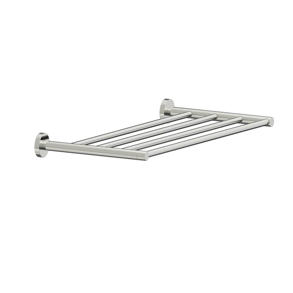 Kartners - CIRCO - Towel Shelf-Polished Nickel - Polished Nickel